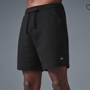 ALO Yoga Men’s Black Athletic Drawstring Shorts